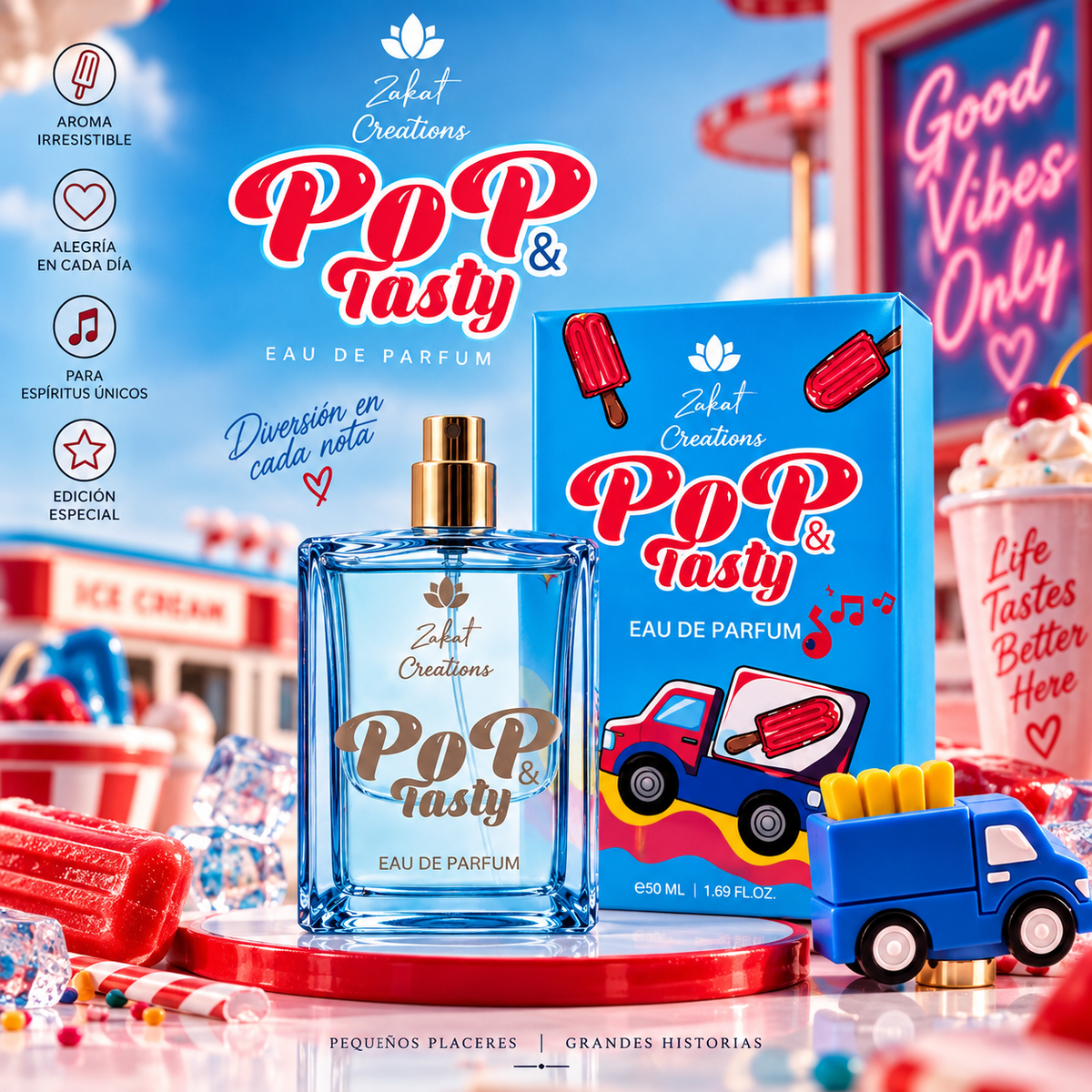 Creation Pop & Tasty EDP 50ML by Zakat
