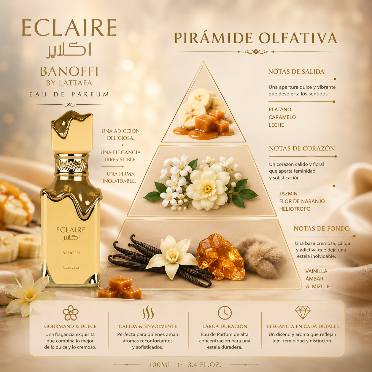 Eclaire Banoffi 3.4 oz EDP uinisex