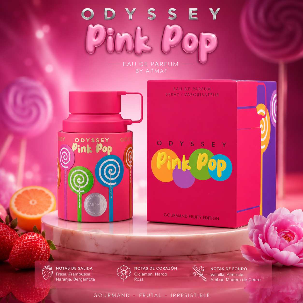 Odyssey Pink Pop EDP – Armaf (3.4 oz / 100 ml)