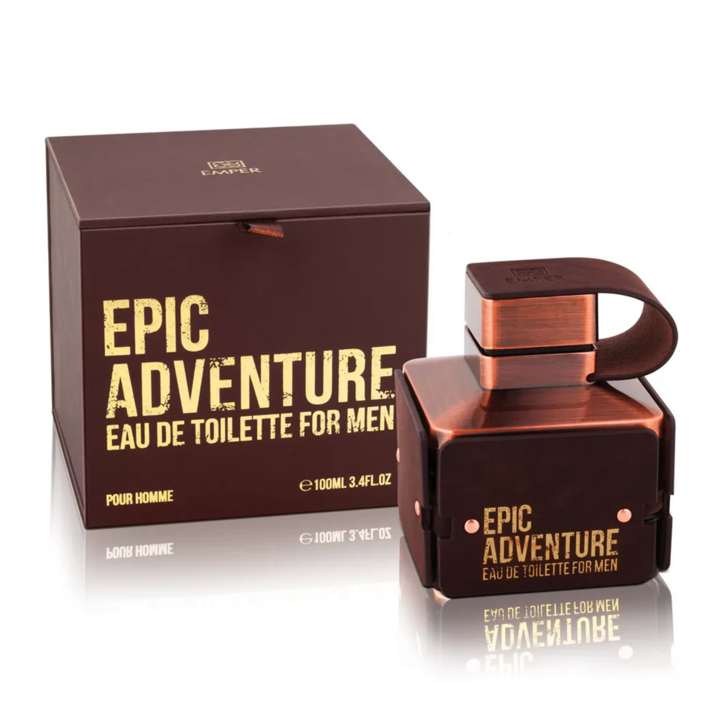 Emper Epic Adventure - Eau de Parfum para Hombre, 100 ml