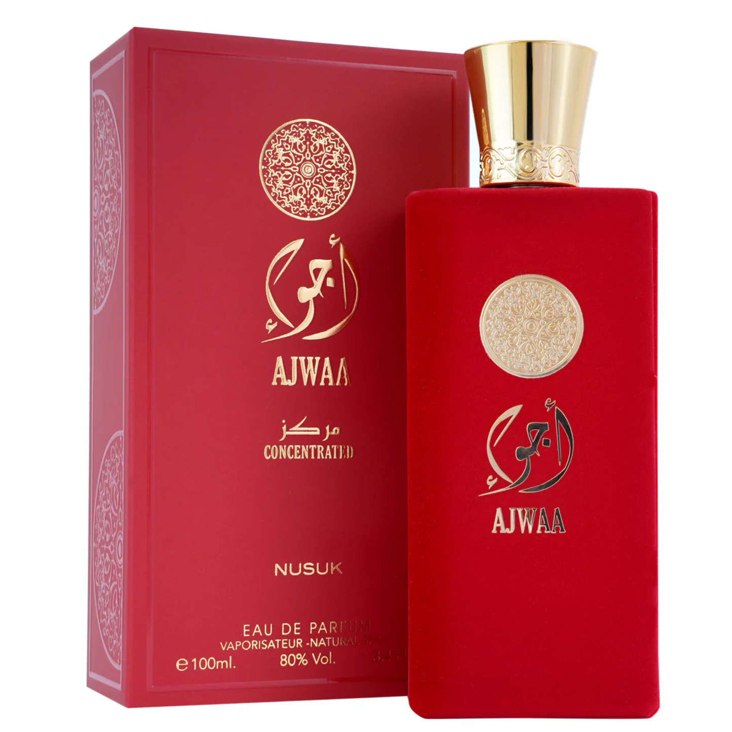 Nusuk Ajwaa Concentrated - Eau de Parfum para Mujer, 100 ml (3.4 oz)