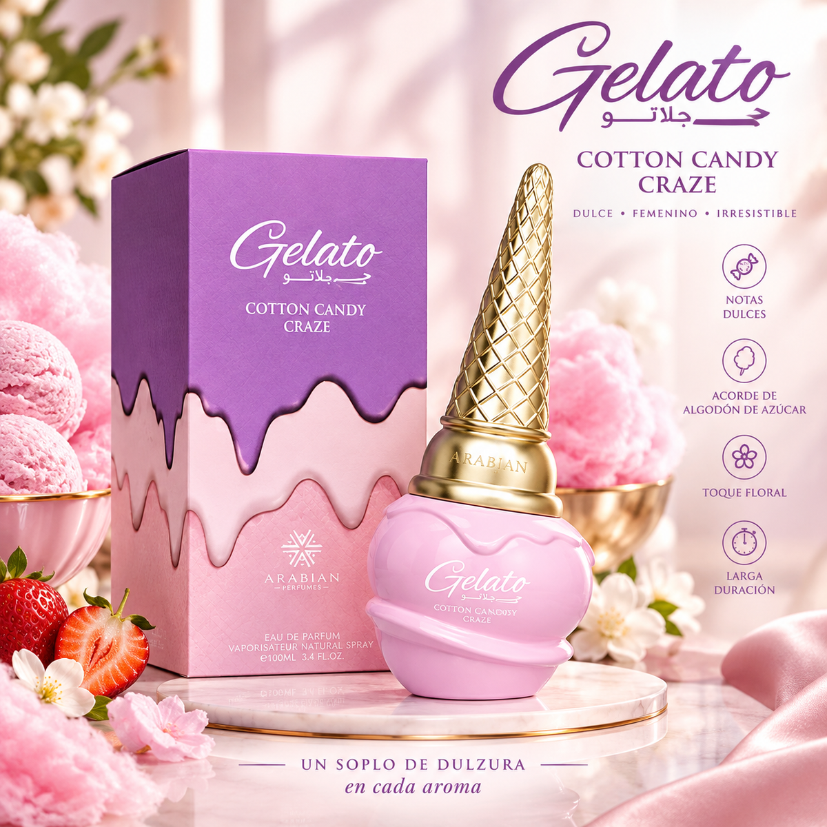 Gelato Cotton Candy Craze Amaran 100ml