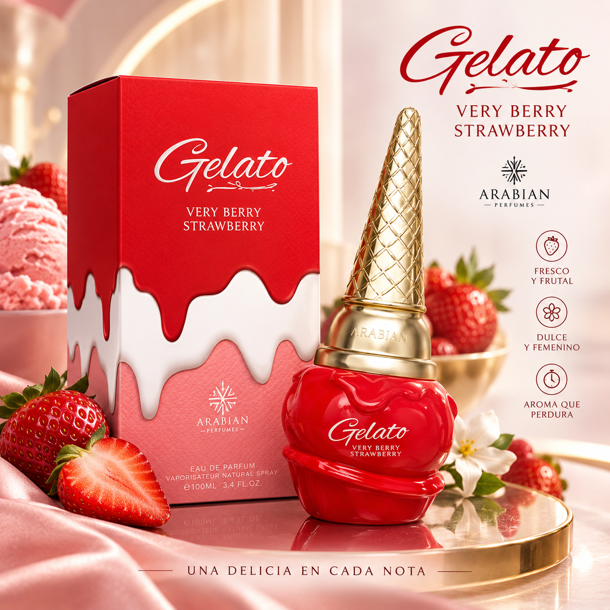 Gelato Very Berry Strawberry Amaran EDP 100ml Unisex