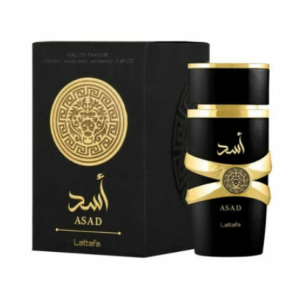 Lattafa Asad - Eau de Parfum para Hombre, 100 ml (3.4 oz)