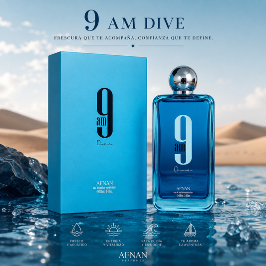 Afnan 9 AM Dive Unisex EDP 100ML