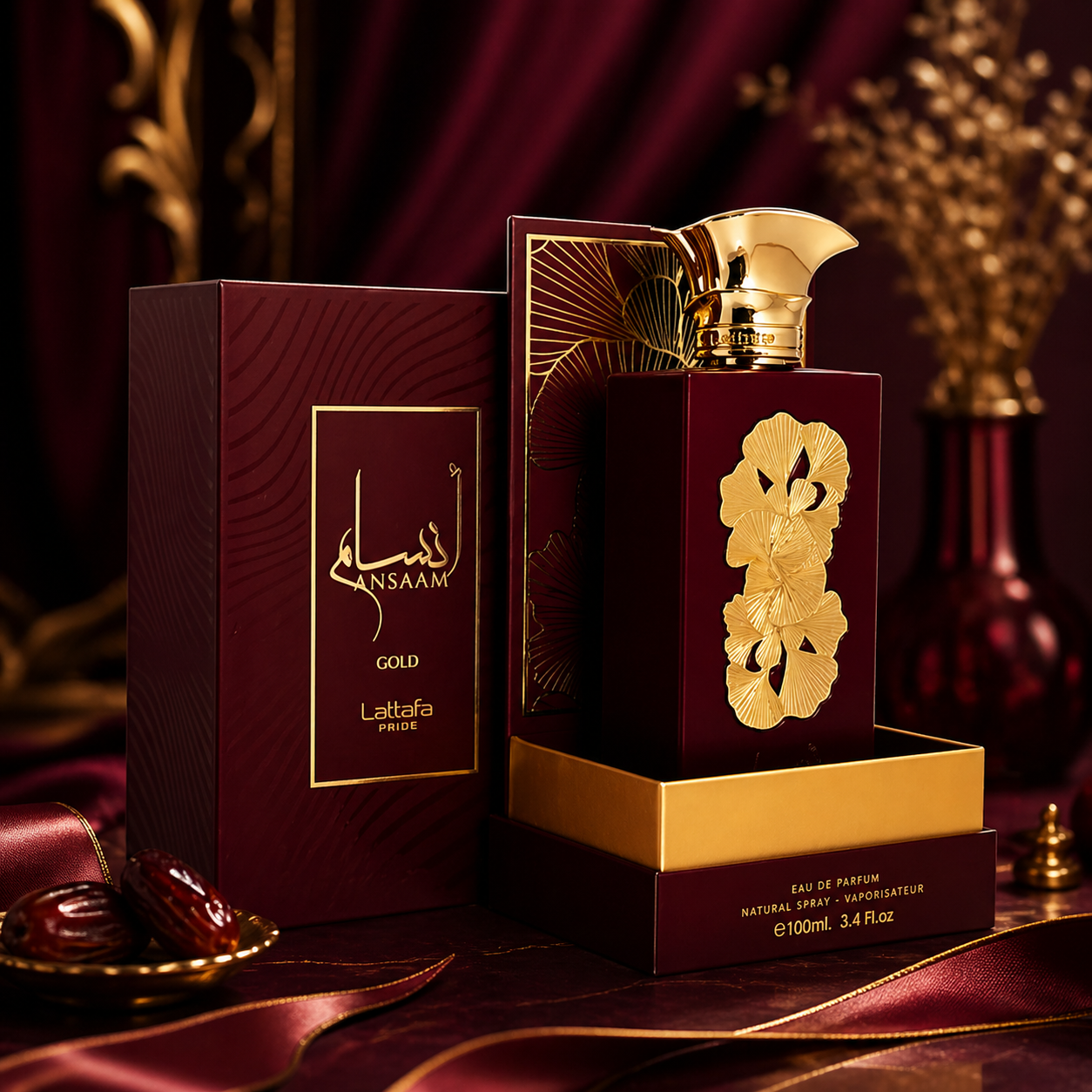 Ansaam Gold UNISEX EDP- 100ML (3.40Z) By Lattafa