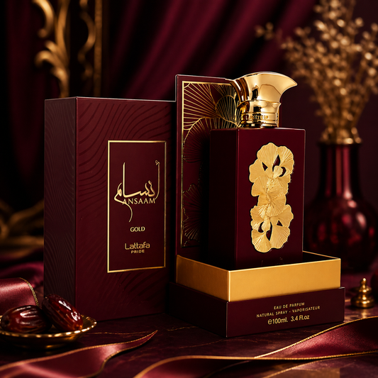 Ansaam Gold UNISEX EDP- 100ML (3.40Z) By Lattafa