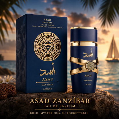 Lattafa Asad Zanzíbar for Men 3.4 oz Eau de Parfum