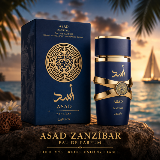 Lattafa Asad Zanzíbar for Men 3.4 oz Eau de Parfum