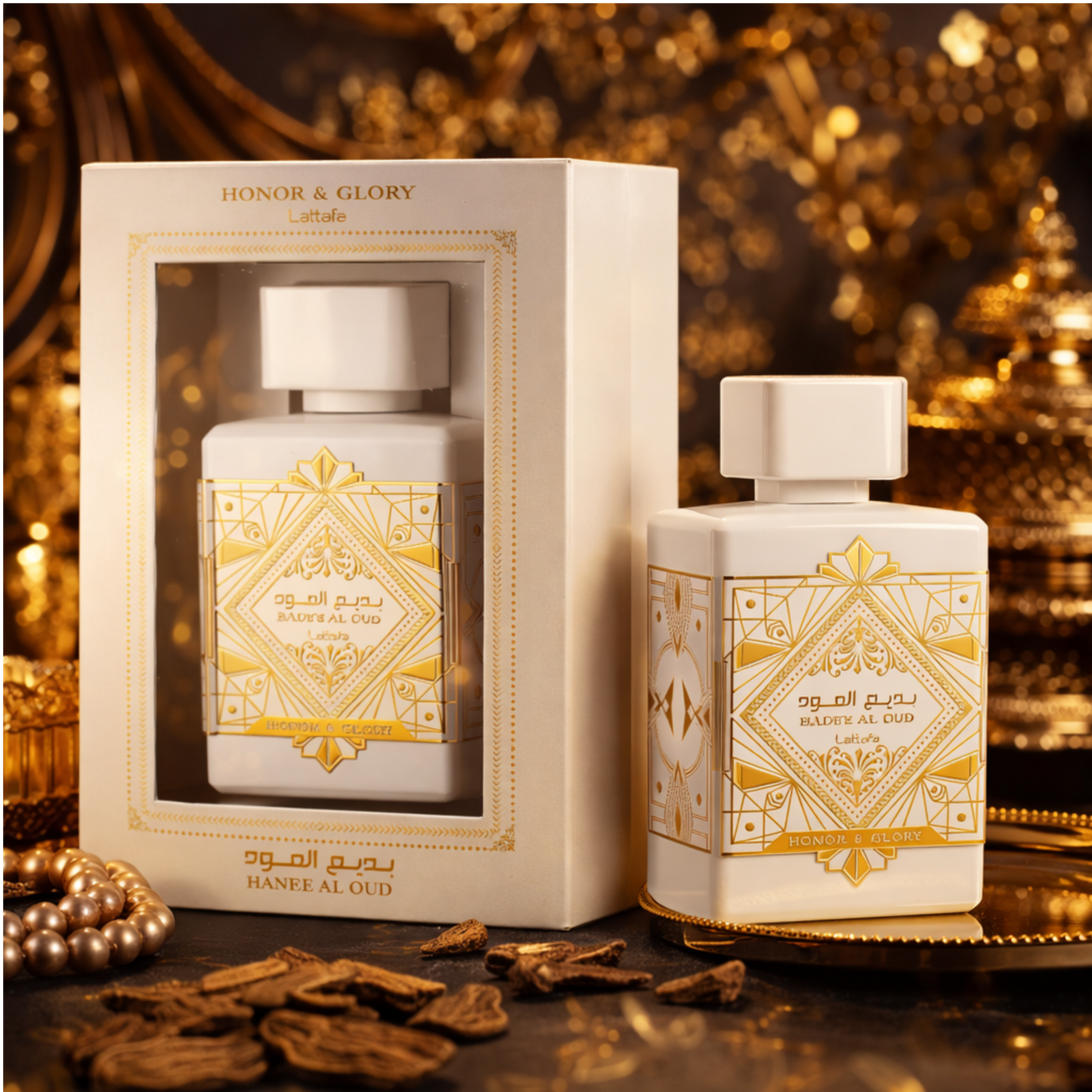 Lattafa Bade'e Al Oud Honor & Glory - Eau de Parfum Unisex, 100 ml (3.4 oz)