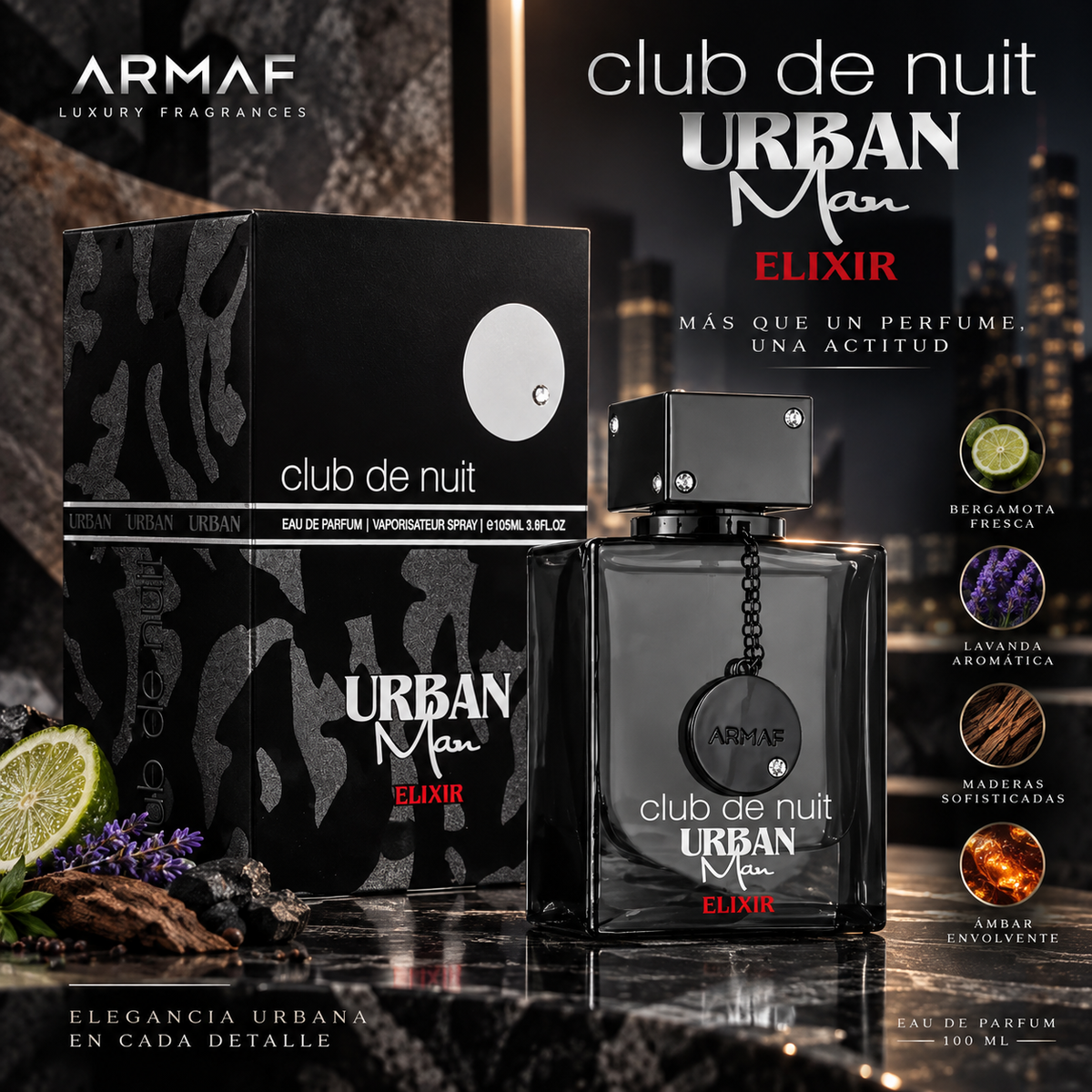 Club de Nuit Urban Man Elixir EDP 105ml by Armaf