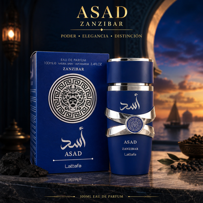 Lattafa Asad Zanzíbar for Men 3.4 oz Eau de Parfum