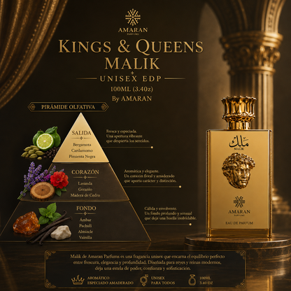 Amaran Parfums Kings & Queens Malik For Unisex 100 ml