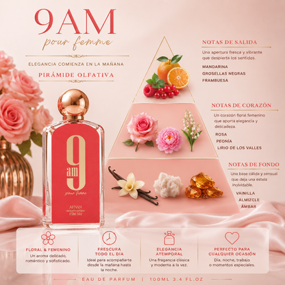 9AM Women EDP Pink - 100Ml By Afnan