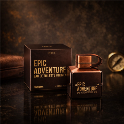 Emper Epic Adventure - Eau de Parfum para Hombre, 100 ml