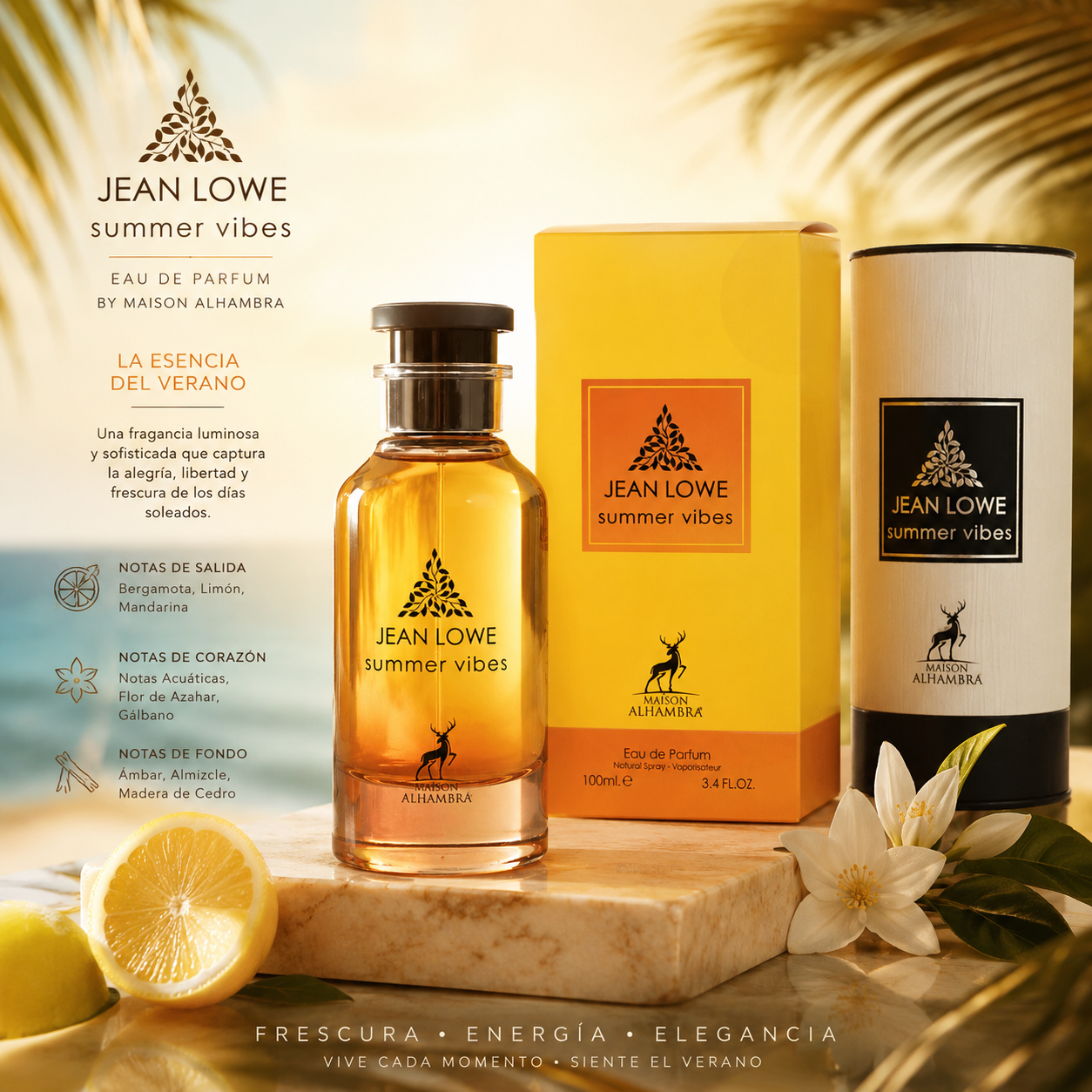 Jean Lowe Summer Vibes Eau de Parfum – Maison Alhambra (100 ml)