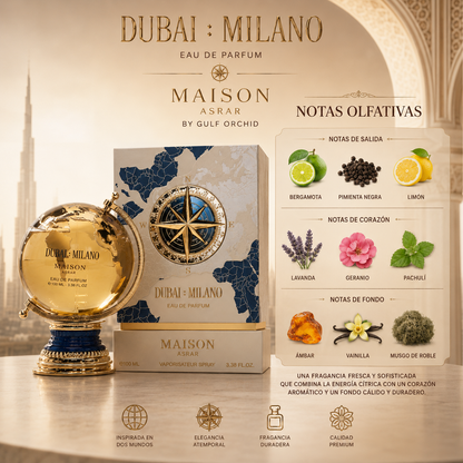 Dubai Milano EDP 100ML Maison Asrar By Gulf Orchid