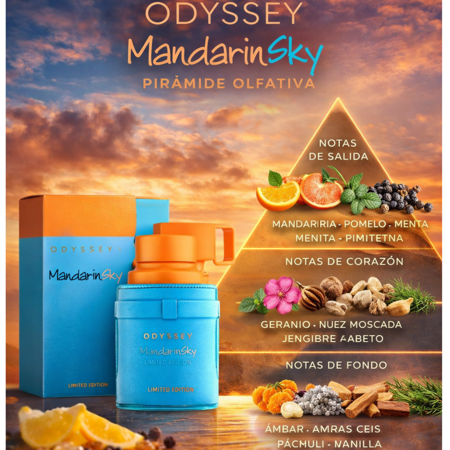 ODYSSEY MANDARIN SKY unisex EDP - 100 ml (3.4 z) by ARMAF