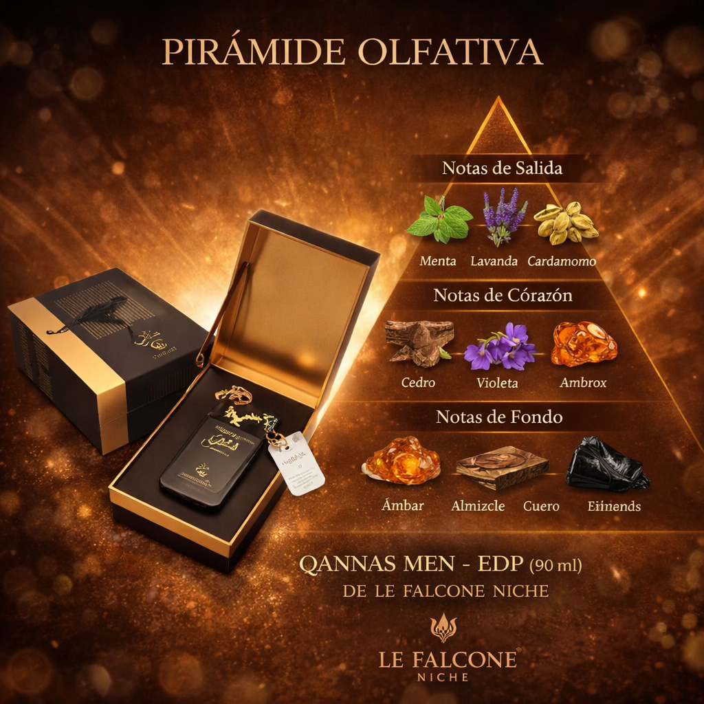 QANNAS MEN - EDP (90 ml) BY LE FALCONE NICHE