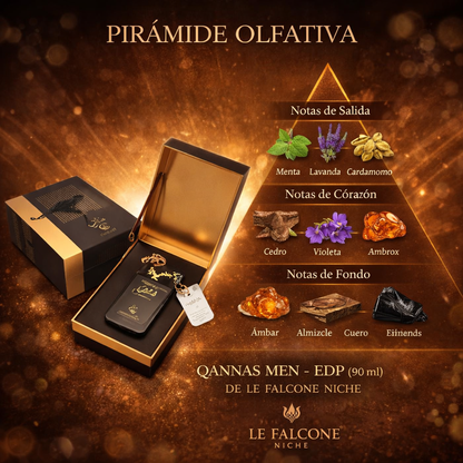 QANNAS MEN - EDP (90 ml) BY LE FALCONE NICHE