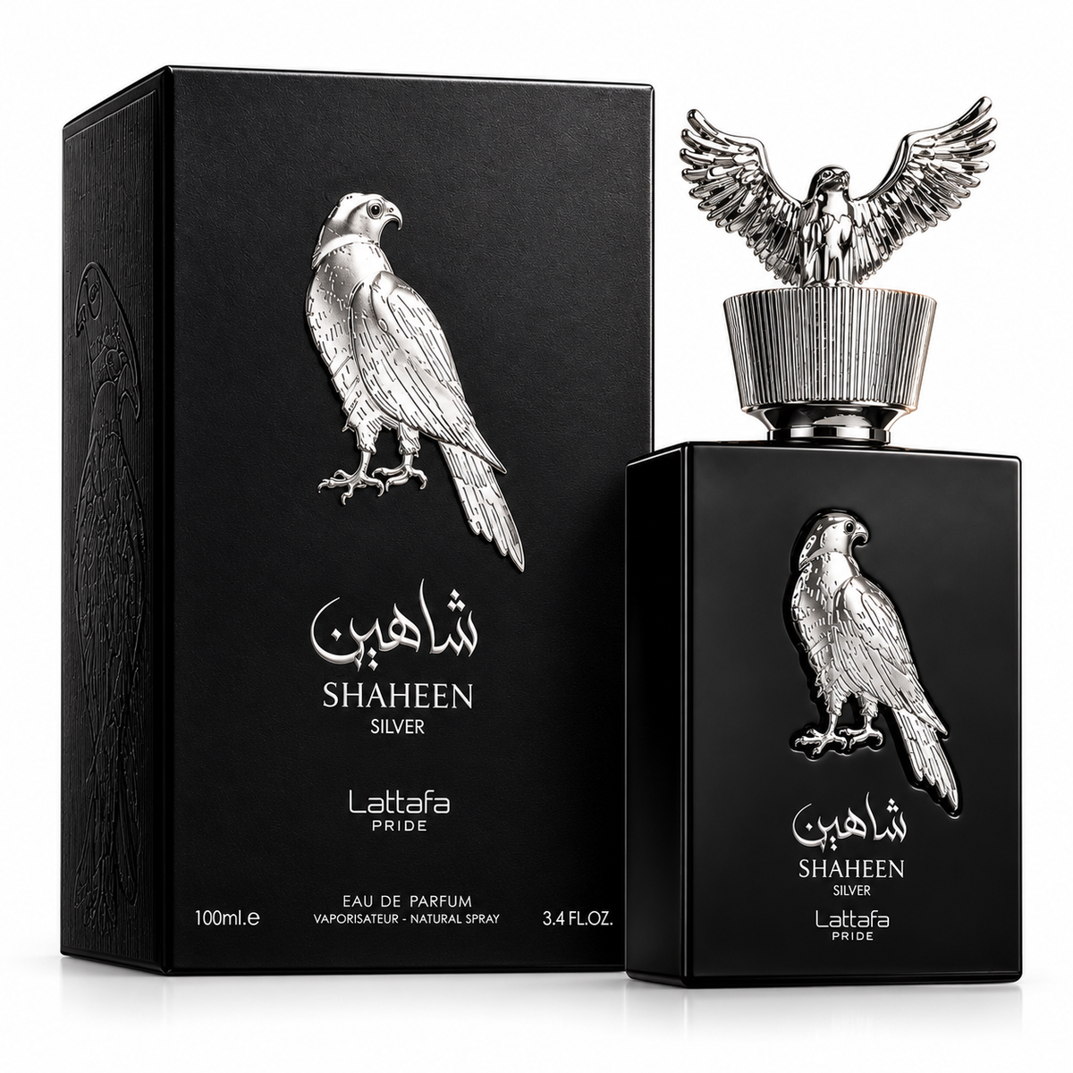Lattafa Shaheen Silver  EDP 100ml para Hombre