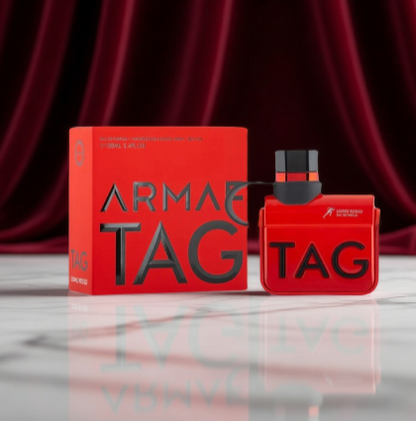 TAG Him Uomo Rosso Men EDP- 100 ML (3.4 oz) By Armaf