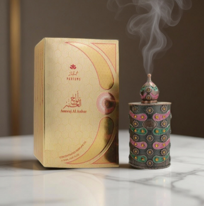 Zakat Amwaj Al Anbar concentrated perfume oil For Men 20ml By Zakat
