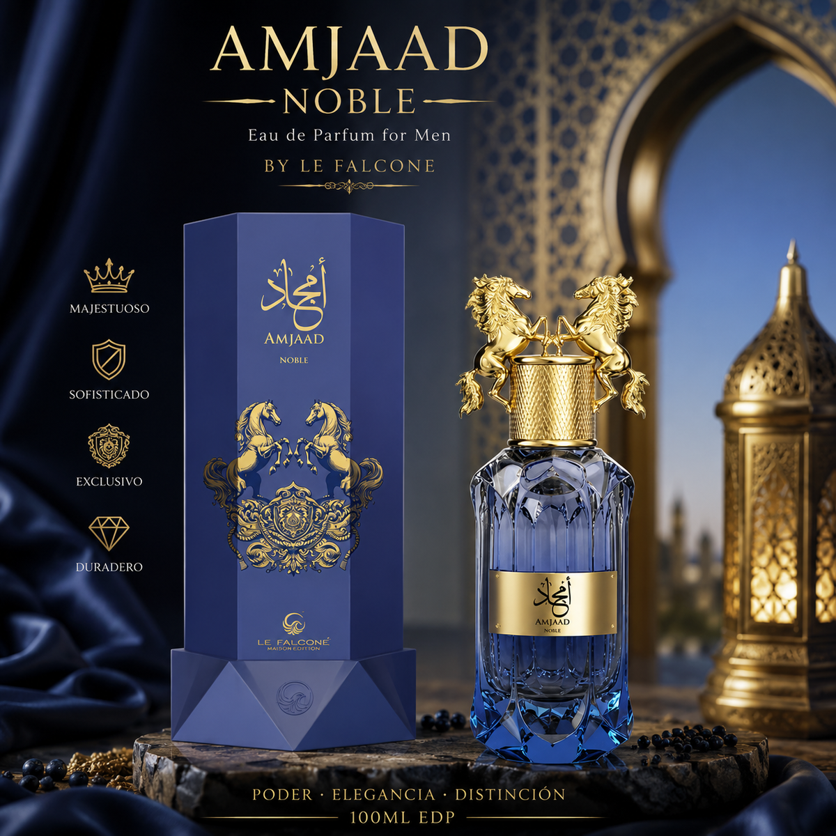 Amjaad Noble 100ML EDP for Men By LE Falcone