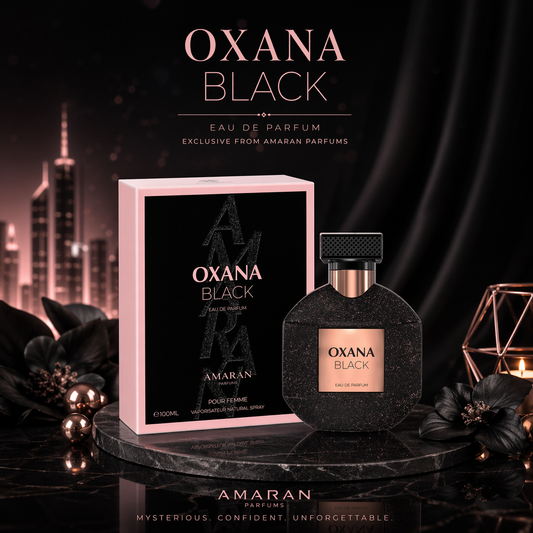 Amaran Oxana Black - Eau de Parfum para Mujer, 100 ml