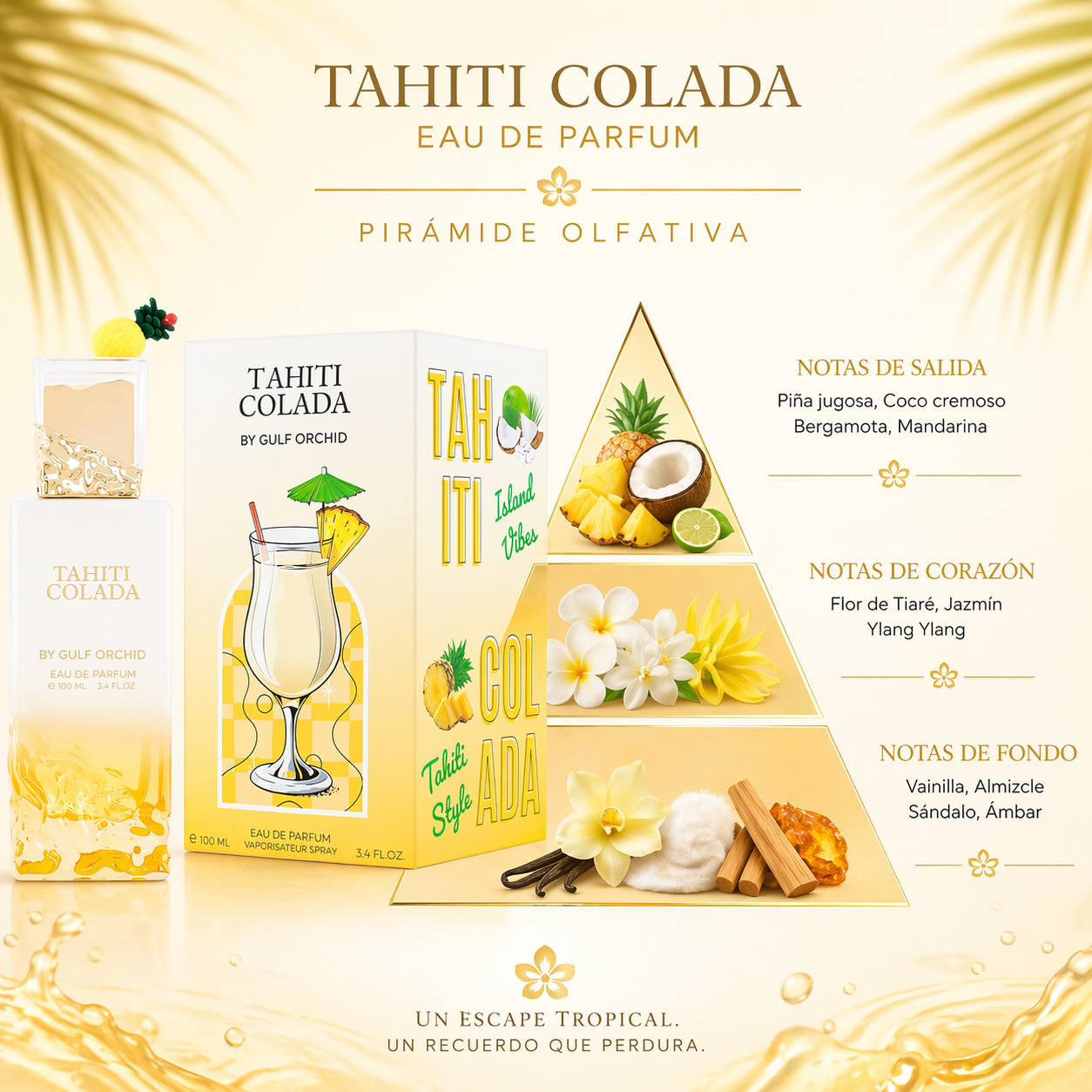 Gulf Orchid Tahiti Colada - Eau de Parfum 100 ml